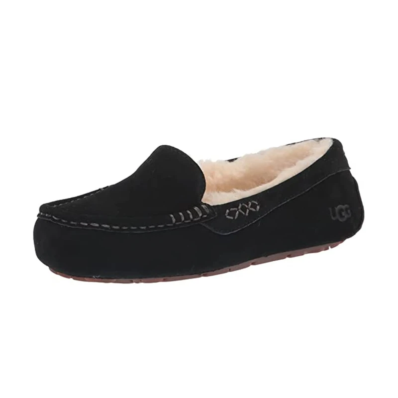 UGG Female Ansley Slipper, Black, 3 (UK) - Image 1