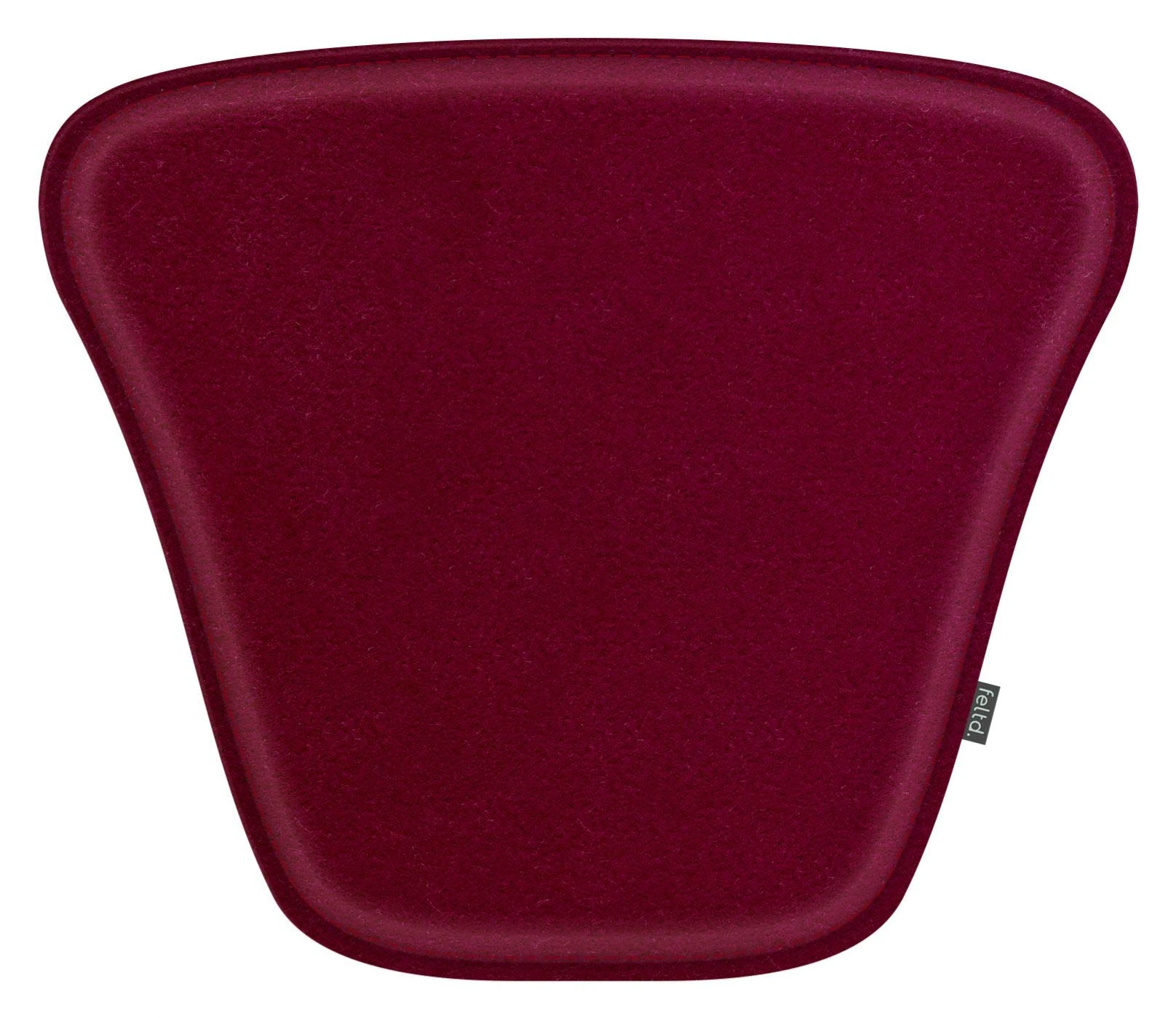 Feltd. Eco felt cushion suitable for Kartell Masters – 29 colours – optional including non-slip and padded, Top - Bordeaux, 36x42cm