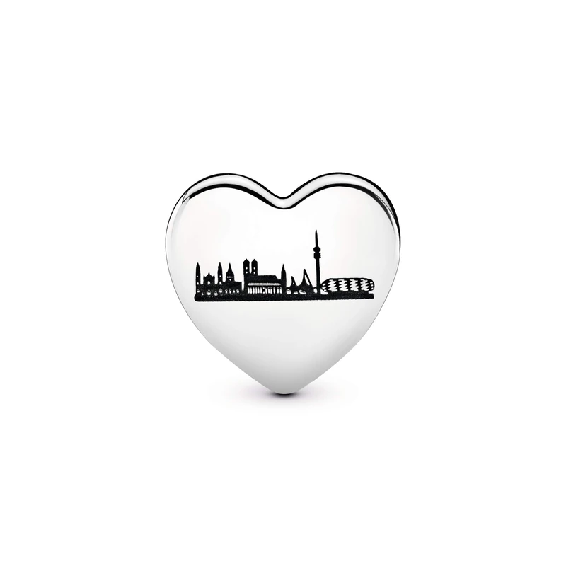 Pandora Munich skyline sterling silver charm