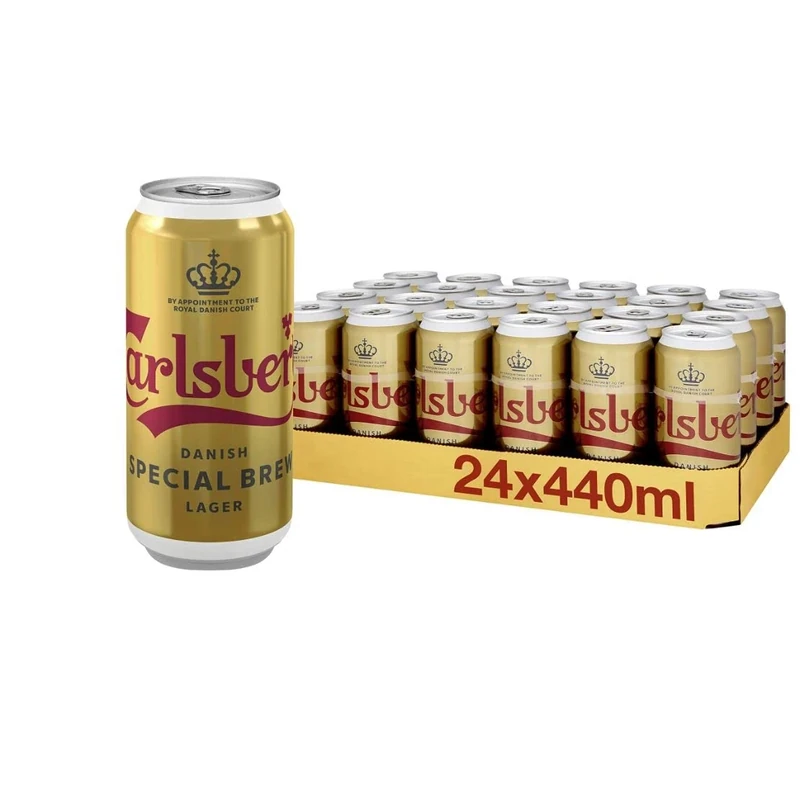Carlsberg Special Brew Lager Beer 24 x 440ml Cans (Pack of 24)