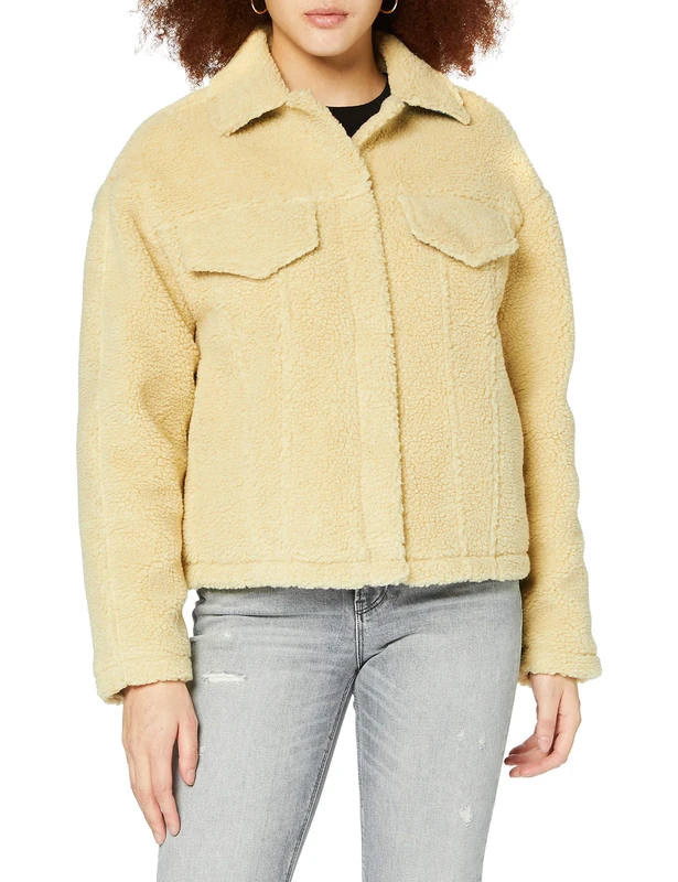 REPLAY Women's W7635 .000.83908 Jacket, 022 Peanut, XL