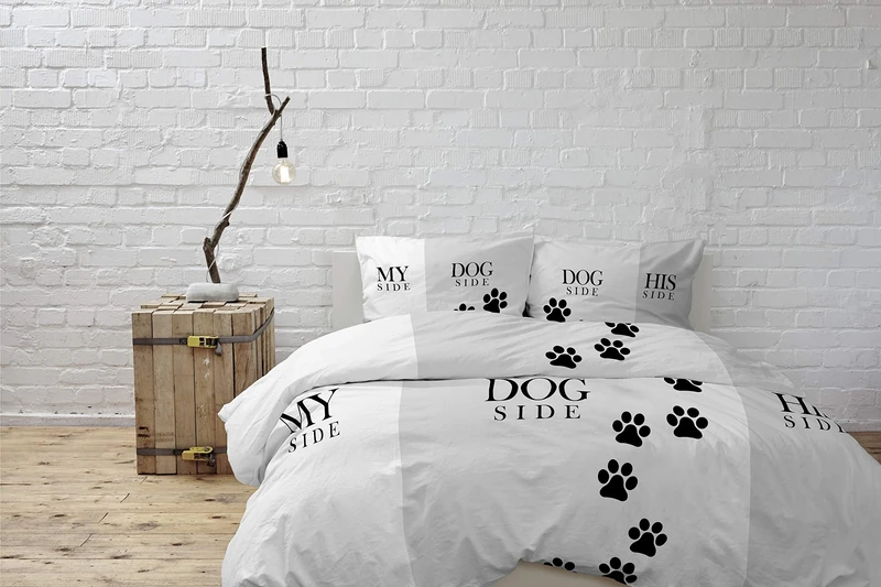 Italian Bed Linen Duvet Cover Set with Digital Print, Cotton, Shine 06, 2 Places