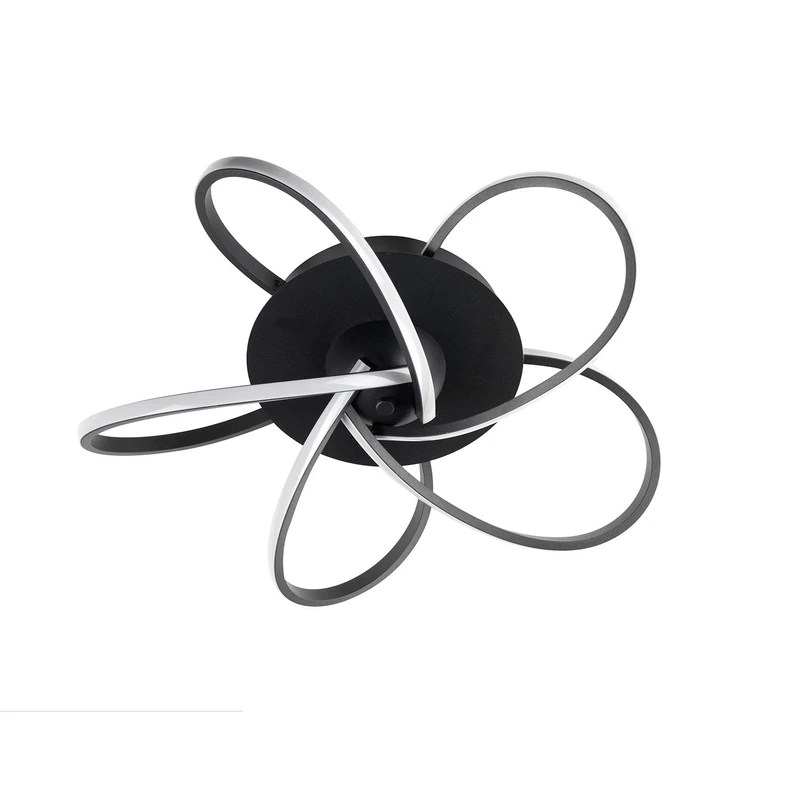 ONLI Dafne LED Integrated Ceiling Light, Black