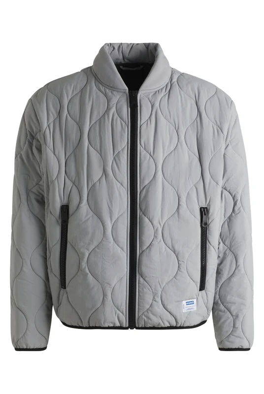 HUGO Men's Boho2421 Outerwear Jacket, Grey 084, S