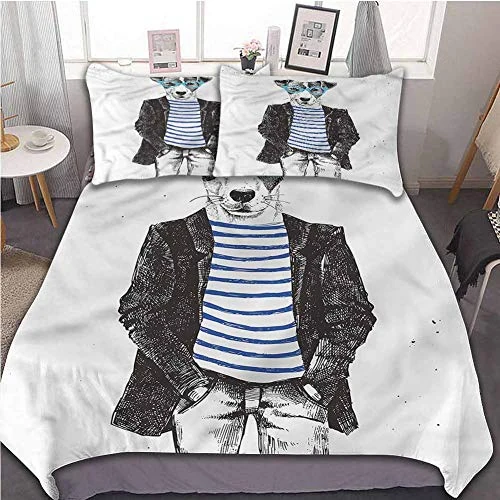 BOSS Men's Octopus Swim Shorts, Bright Blue430, XS