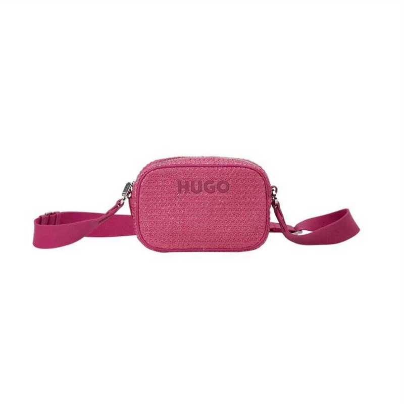 HUGO Women's Bel Crossbody R Crossbody, Bright Pink, One Size