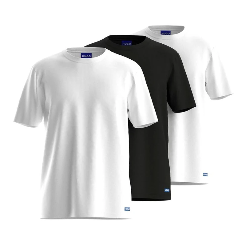 HUGO Men's BLUE3_Naolo TRIPLEPACK T Shirt, Open Miscellaneous, XS