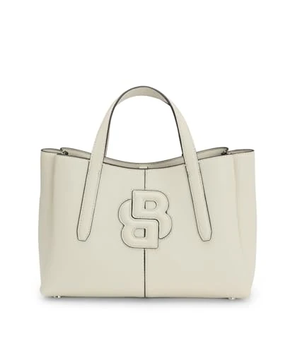 BOSS Women's Anett M Tote Tote_Bag, Open White, One Size