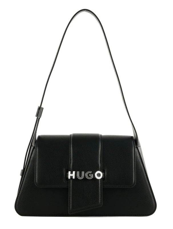 HUGO Women's Mel 2.0 Shoulder Bag Flap Shoulder_Bag, Black, One Size