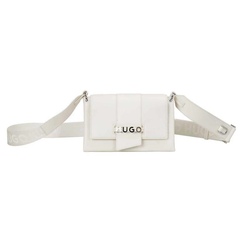 HUGO Womens Mel 2.0 Crossbody Bag Open White One Size