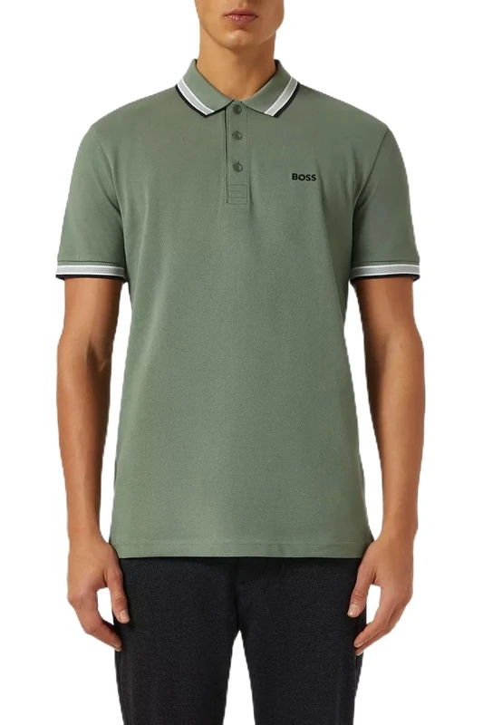 BOSS Men's Paddy Polo, Light/Pastel Green338, XXL