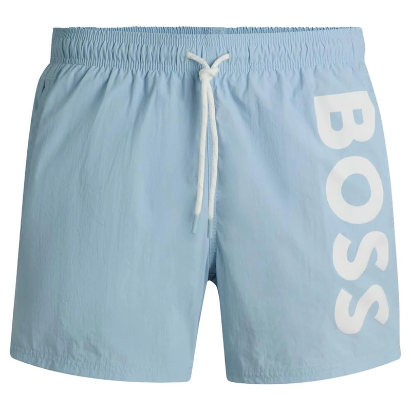 BOSS Men's Octopus Swim Shorts, Light/Pastel Blue454, XS