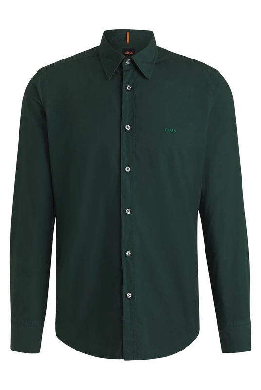 BOSS Men's Relegant_6_m Shirt, Open Green350, 6XL