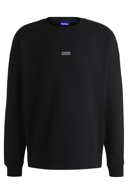HUGO BOSS Men's Naviu Sweatshirt, black, S