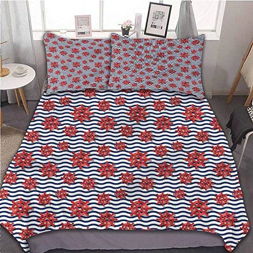 Hugo Men's Ash Slim Fit Jeans in Blue Stretch Denim with Distressed Effects, Navy, 32 W/36 L