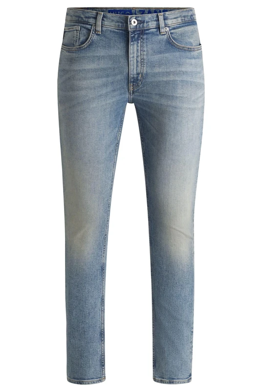 Hugo Men's Zane Jeans Trousers, Bright Blue, 30 W/32 L