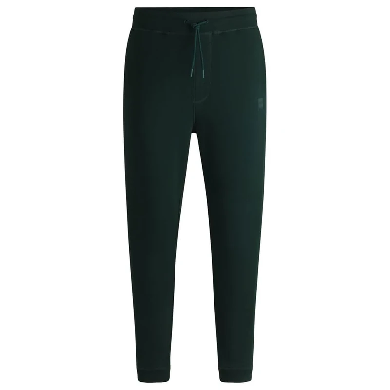BOSS Men's Sestart Jersey Trousers, Open Green350, S