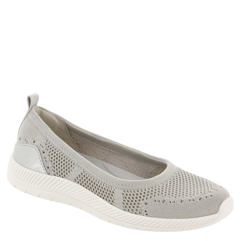 Easy Spirit Glitz Women's Slip On 10 2A(N) US Light Grey-Silver-Taupe