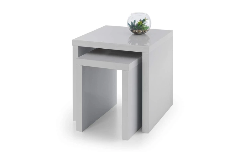 Julian Bowen Metro Nest of Tables, Grey - Image 1