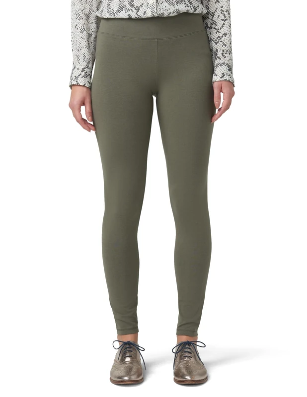 HUE Women's Cotton Ultra Legging with Wide Waistband, Assorted Pants, Bungee Cord, XL