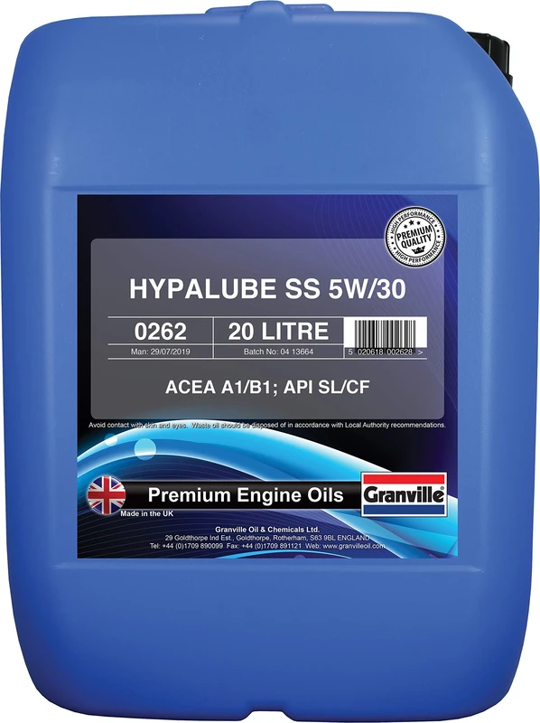 Granville Hypalube Semi Synthetic 5W30-20 Litre