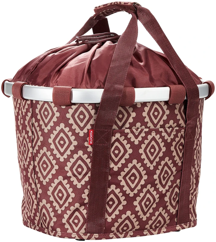 KlickFix Diamonds Rouge Unisex Adult Bike Basket 15 Litres