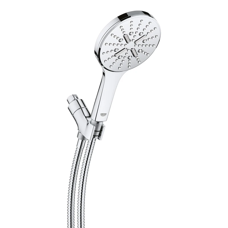 GROHE 26604000 Rainshower Hand Shower Kit - 3 Sprays, 1.75 GPM, Chrome