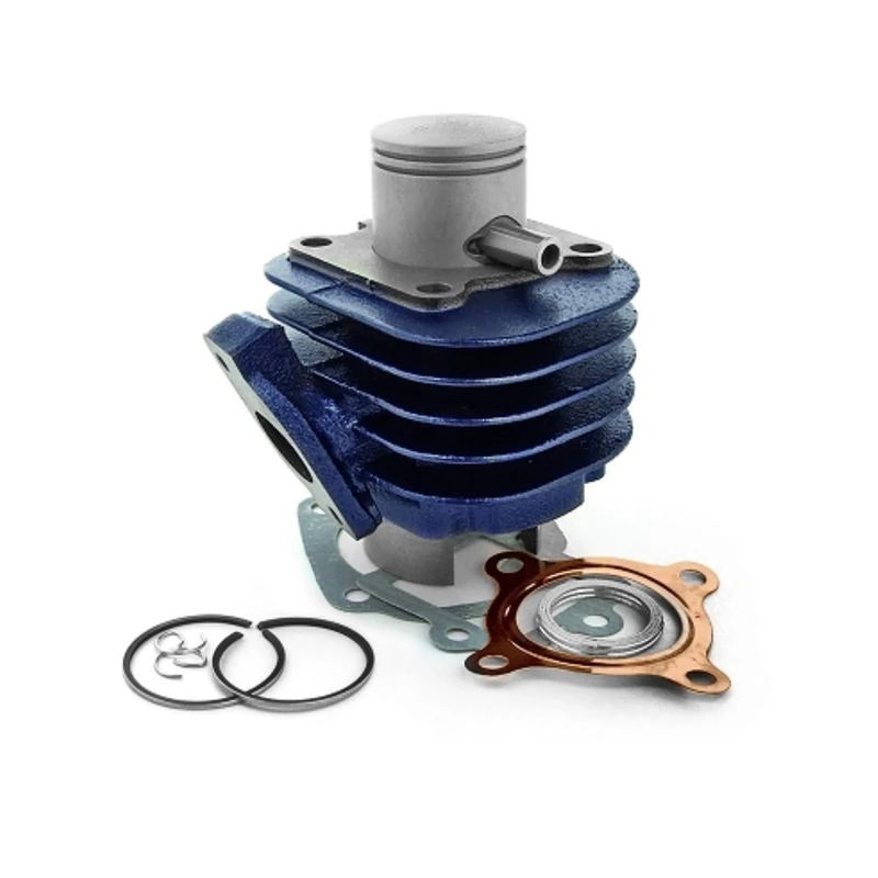 Cylinder Kit Complete Carenzi Sport 50 cc Grey Cast Iron Minarelli Lying Air-Cooled 10 mm Piston Pin