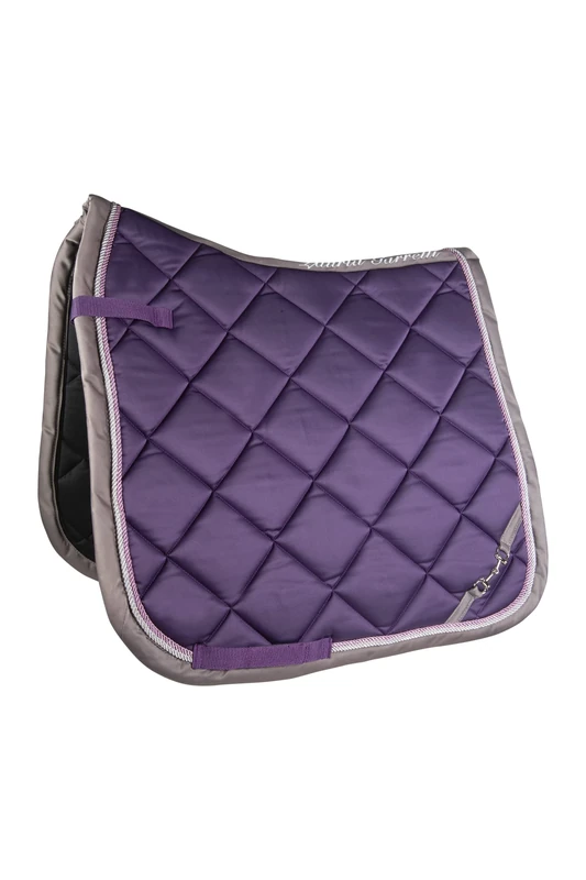 HKM Golden Gate Bit Saddle cloth Lilac Pony Dressage
