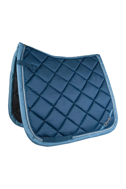 Lauria Garrelli Saddle Cloth GOLDEN Gate BIT, blue, Pony Dressage