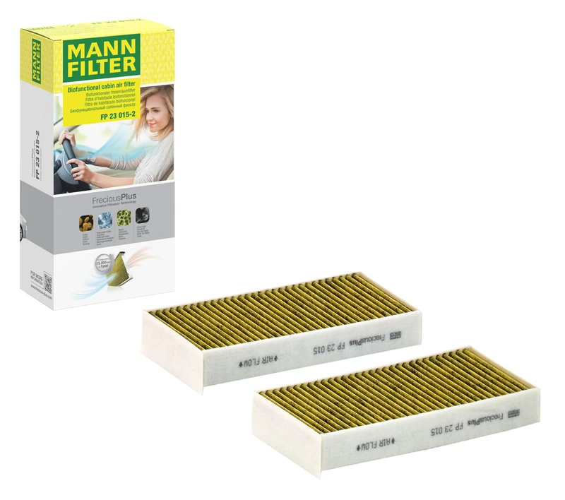 MANN-FILTER Air Filter, HVAC_AIR_FILTER, FP23015-2 for Air Conditioner