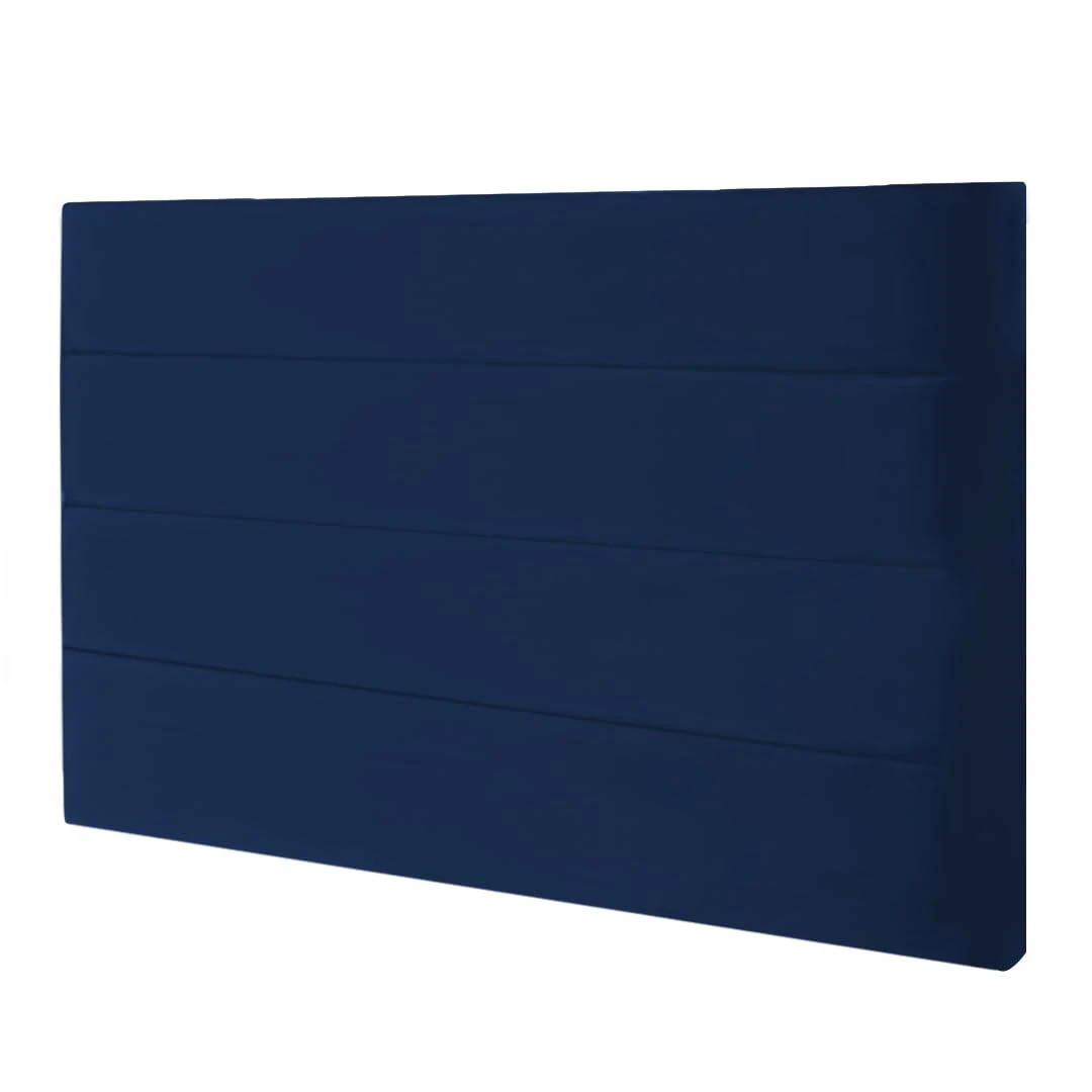 Elixir Furniture Khul Headboard for Divan Beds Furniture Bedrooms Plush Velvet (Blue, King Size 5 FEET, Height 36 INCHES)