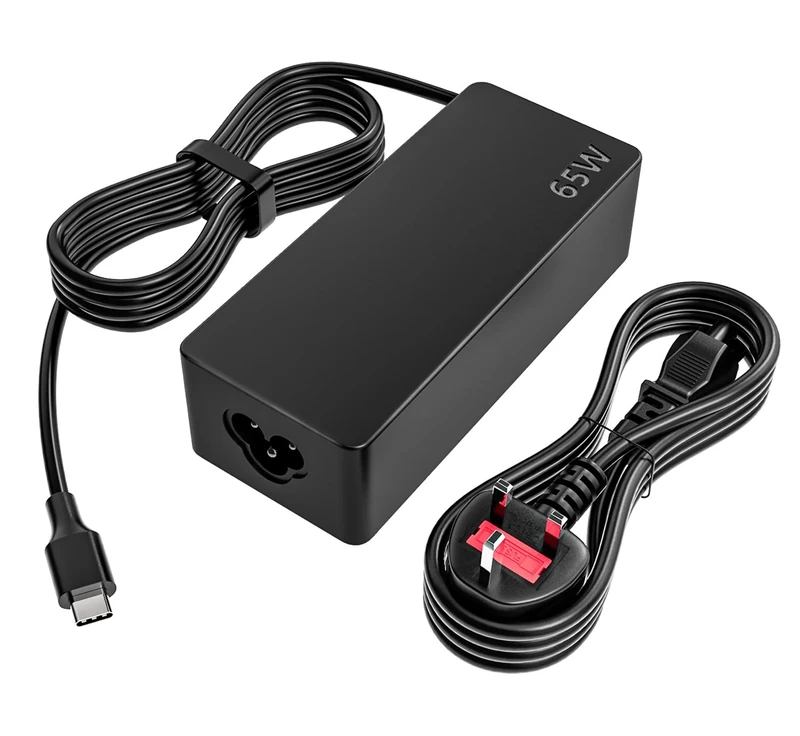 65W USB C Laptop Charger Compatible with Lenovo ThinkPad T14 T15 T480 T480s T490 T490s T580 T590 X13 X280 X380 X390 E15 E480 E490 Yoga Chromebook C330 S330 100e 300e 500e Type C Power Adapter