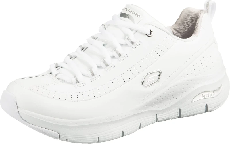 Skechers Women's Arch FIT CITI Drive Sneaker, White, 2.5 UK medium