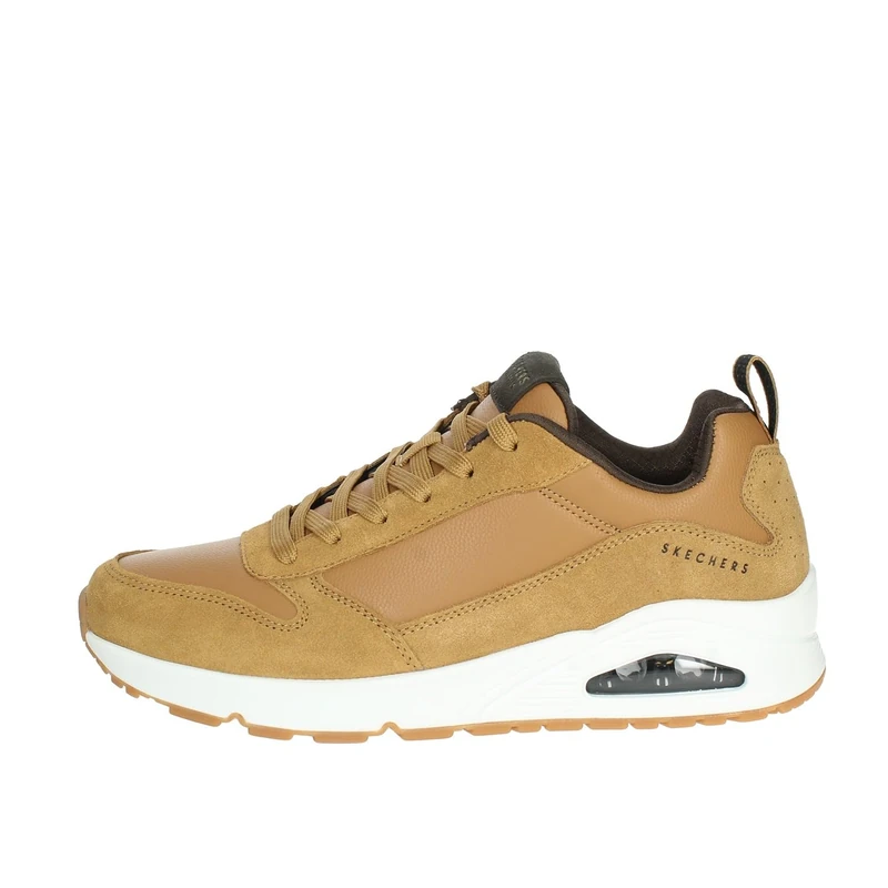 Skechers Men's UNO Stacre Trainer, Brown, 10.5 UK