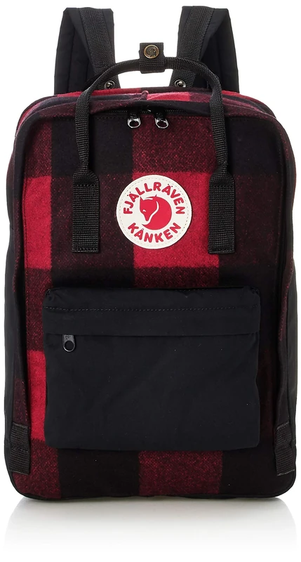 Fjallraven 23328-320-550 Kånken Re-Wool Laptop 15" Sports backpack Unisex Adult Red-Black Size One Size