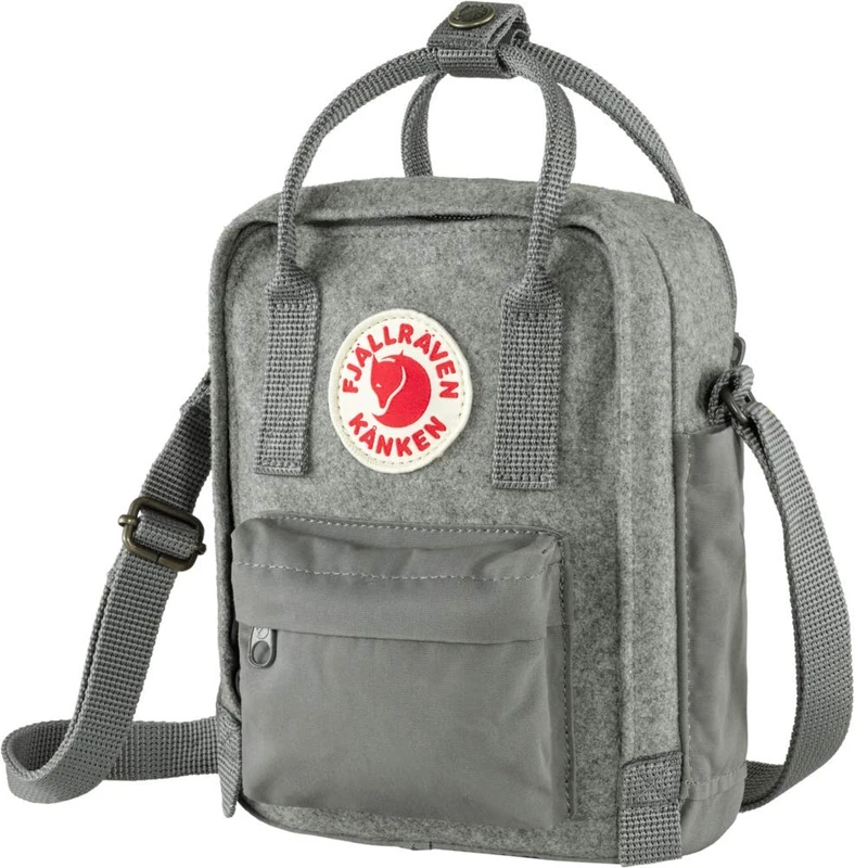 Fjallraven 23329-027 Kånken Re-Wool Sling Gym Bag Unisex Granite Grey Size One Size