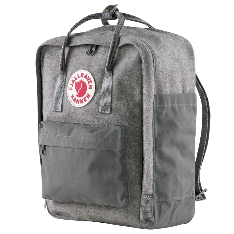 Fjallraven 23330-027 Kånken Re-Wool Sports backpack Unisex Adult Granite Grey Size One Size