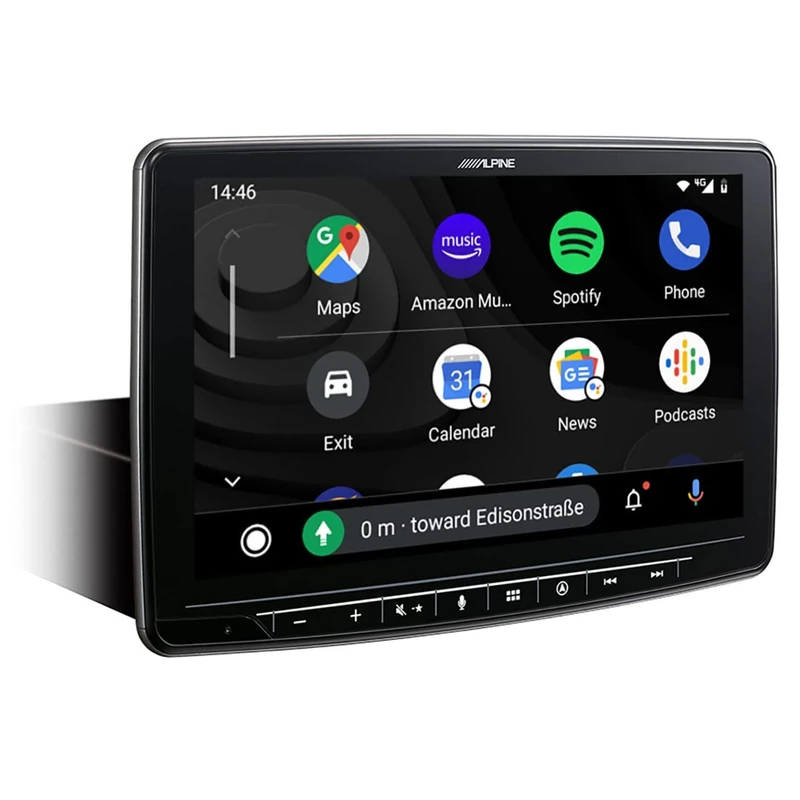 Alpine INE-F904D 1DIN Chassis – 9-inch Touch Screen, built-in Navigation, DAB+, HDMI and Apple CarPlay and Android Auto combatibility