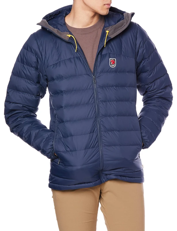 FJALLRAVEN Men's Expedition Pack Down Hoodie M Jacket, Blue, XXL UK