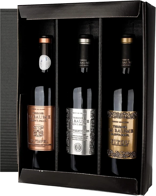 La Grande Vinothèque - Collection Heavy Metal - Red Wine Gift Set from France (3 x 0.75 L)