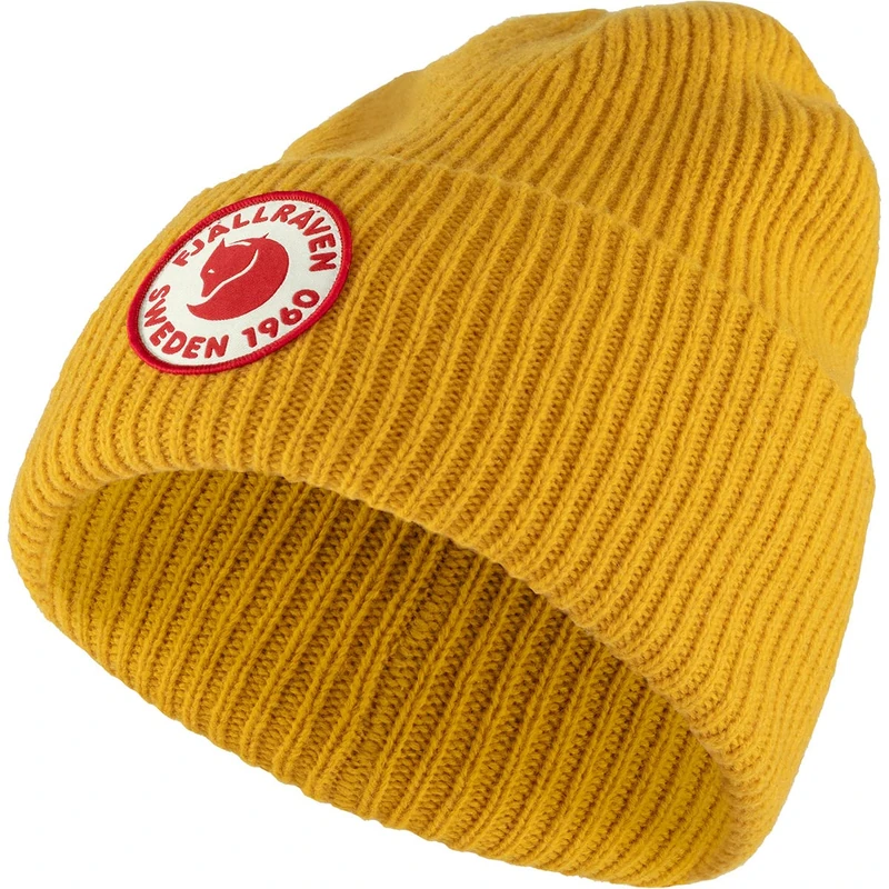 FJALLRAVEN Unisex 1960 Logo Hat, Mustard Yellow, One Size UK