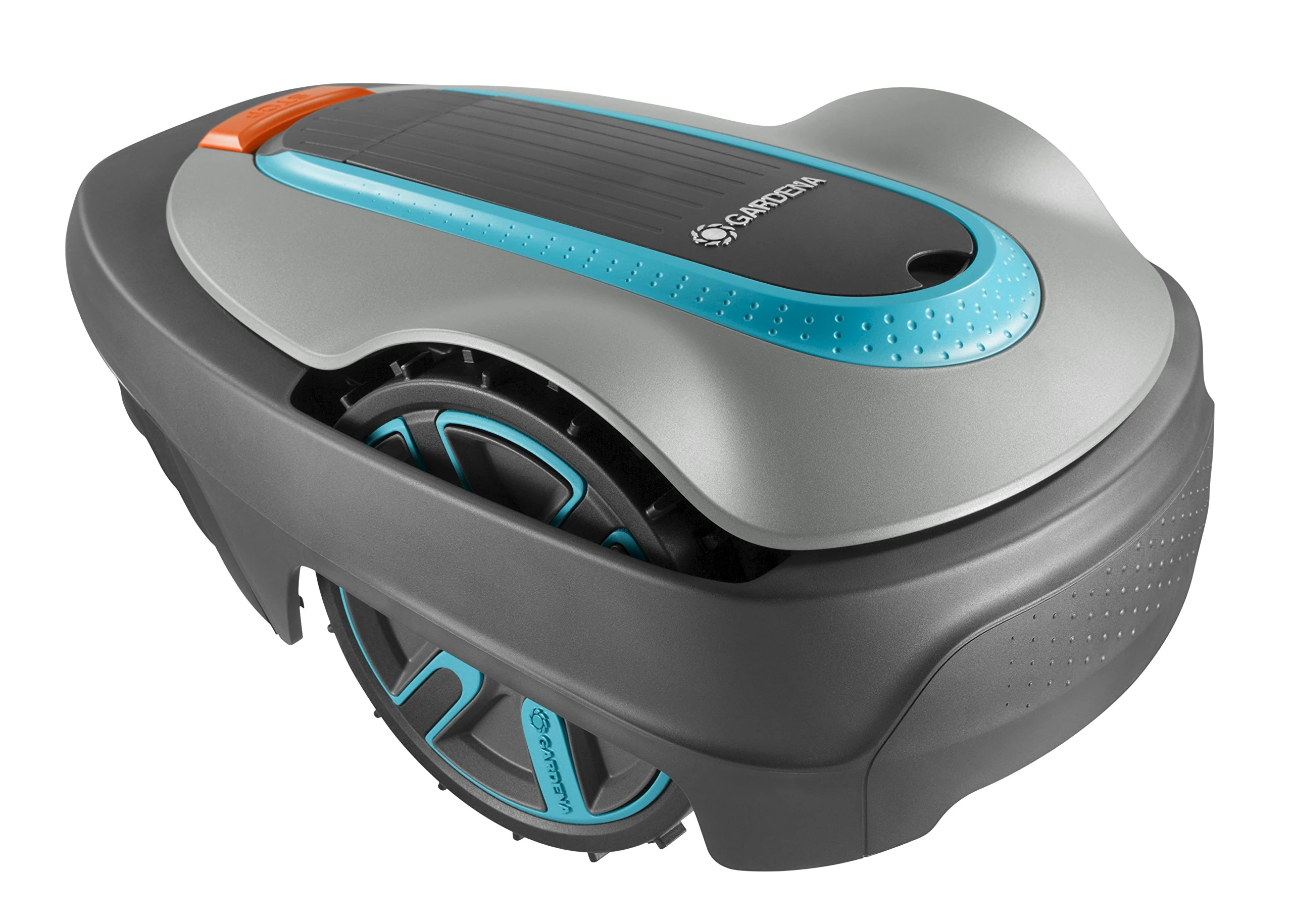 GARDENA SILENO City 300: Robotic Mower for Lawns up to 300 m², Inclines of up to 35 Percent, Cutting Height 20–50 mm, LCD Display, Theft Protection, Including Boundary Wire/Hooks/Connectors (15005-28)