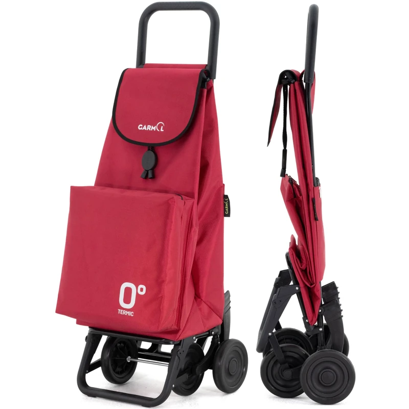 Garmol Shopping Trolley 66L red