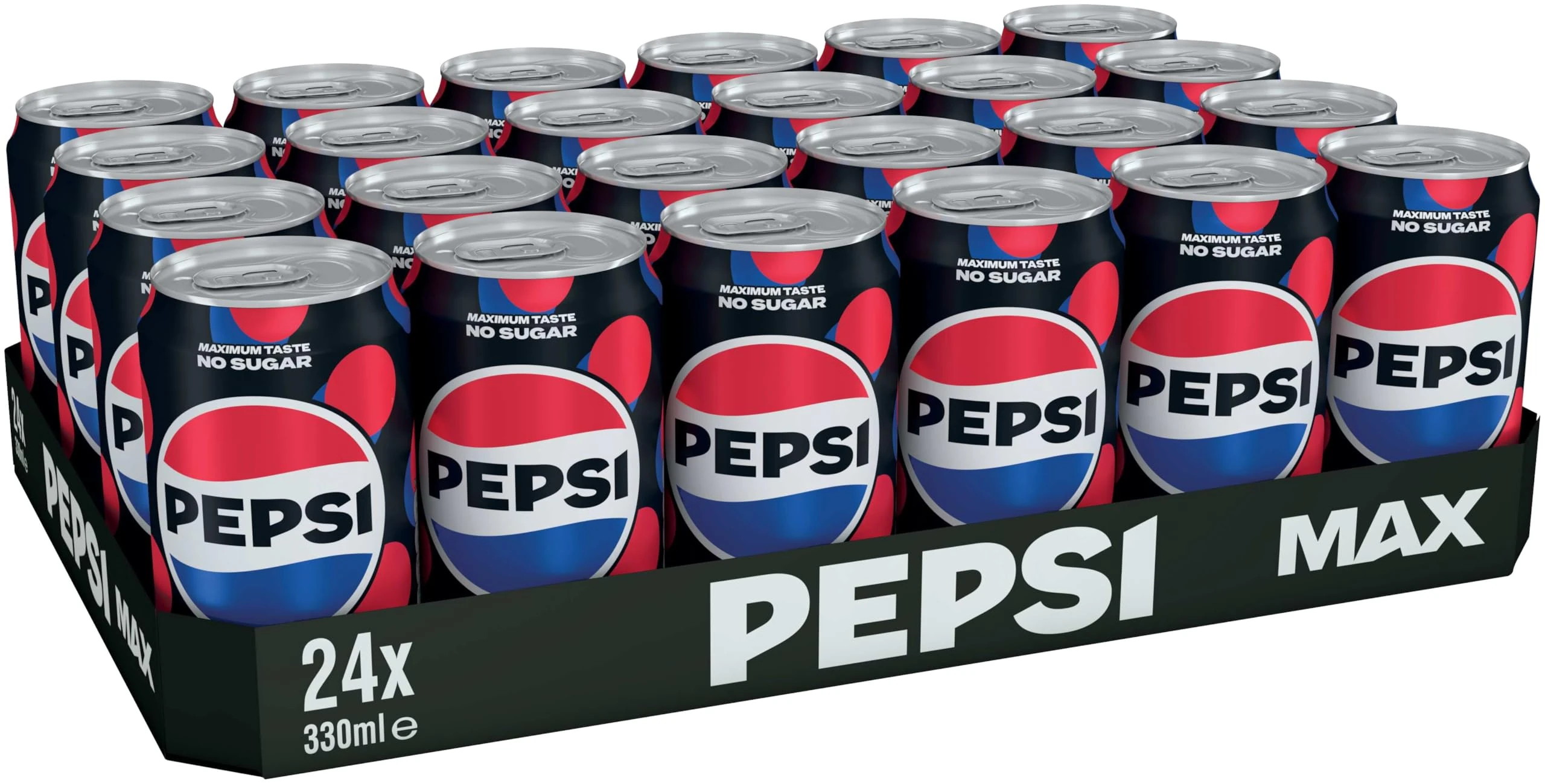 Pepsi Max Cherry - Maximum Cherry, No Sugar - 24 x 330ml cans