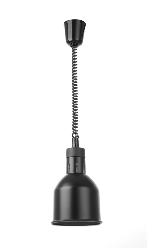 Hendi Rise and fall heat lamp cylindrical, black, ⌀175x(H)250 mm, 230V, 250W
