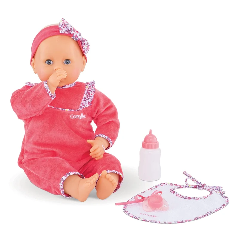 Corolle 9000150060 - Mon Grand Poupon Purple Chérie 42 cm French Doll with Charm and Vanilla Fragrance