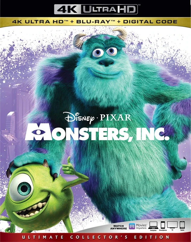 Monsters, Inc. [2Blu-Ray] [Region Free] (English audio)