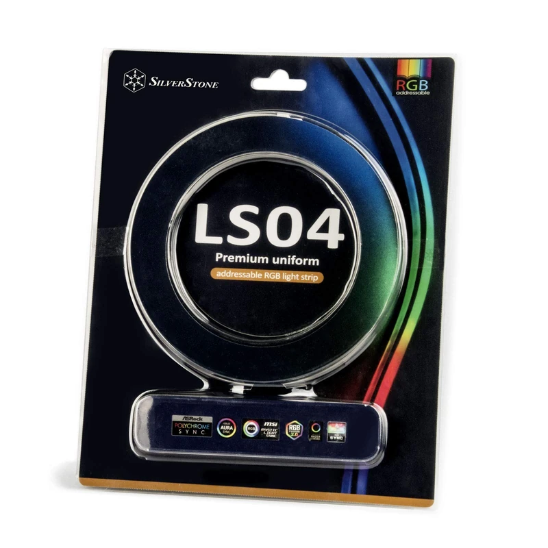 Silverstone LS04, ARGB LED-Streifen, 2er-Pack - weiß