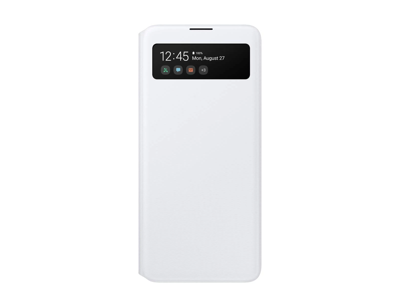 Samsung Official Galaxy A51 S-View Flip Cover Case - White, EF-EA515PWEGEU